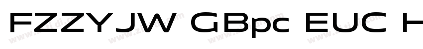 FZZYJW GBpc EUC H GB字体转换